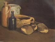 Vincent Van Gogh Still Life with Clogs and Pots (nn04) oil painting